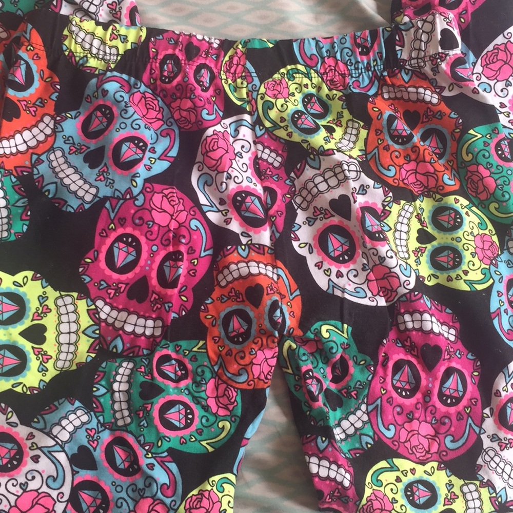 Sugar skull leggings